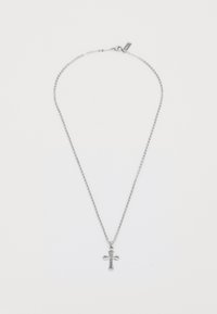 CROSS CHAIN SIBER UNISEX - Halsband - silver-coloured