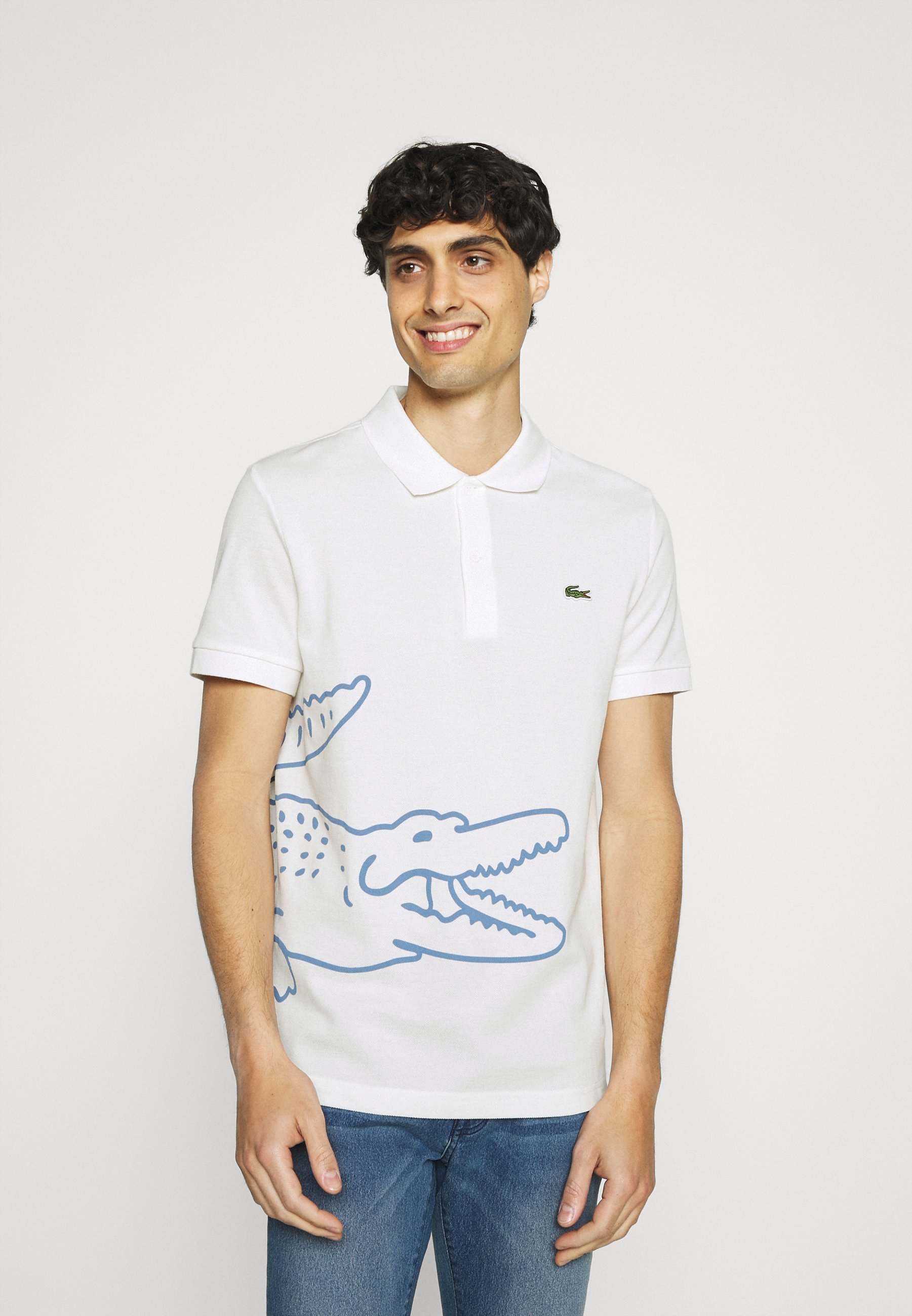 lacoste shirts white