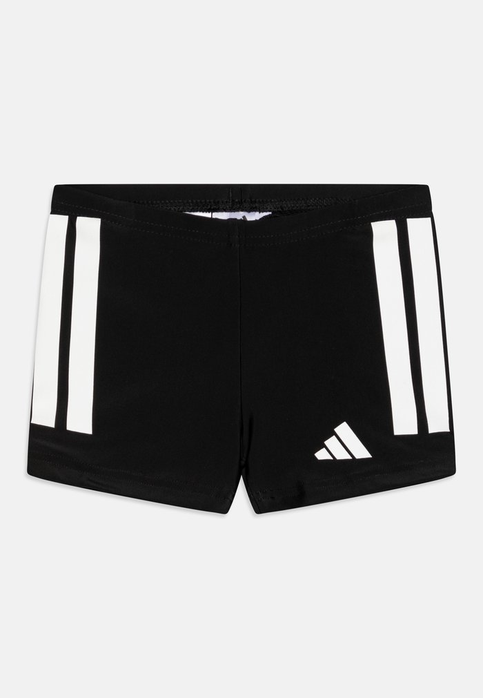 adidas 3 STRIPES BOXER KIDS UNISEX - Swimming trunks - black/white