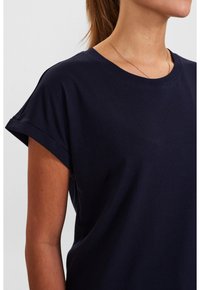 Nümph NUBEVERLY NOOS - Basic póló - dark sapphire