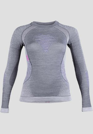 UYN BLUSE FUSYON UW - Long sleeved top - anthracite/purple/pink