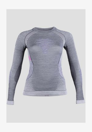 UYN, BLUSE FUSYON UW - Long sleeved top - anthracite/purple/pink