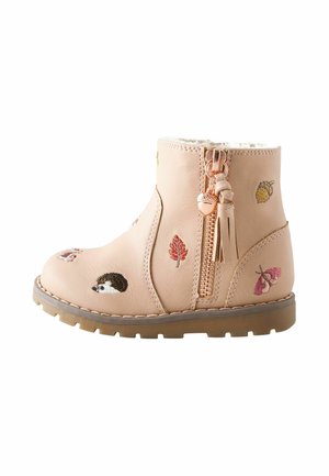 Next, (F) FIT - CHELSEA ZIP TASSEL ANKLE BOOTS FIT (F) - Baby shoes - pink embroidery