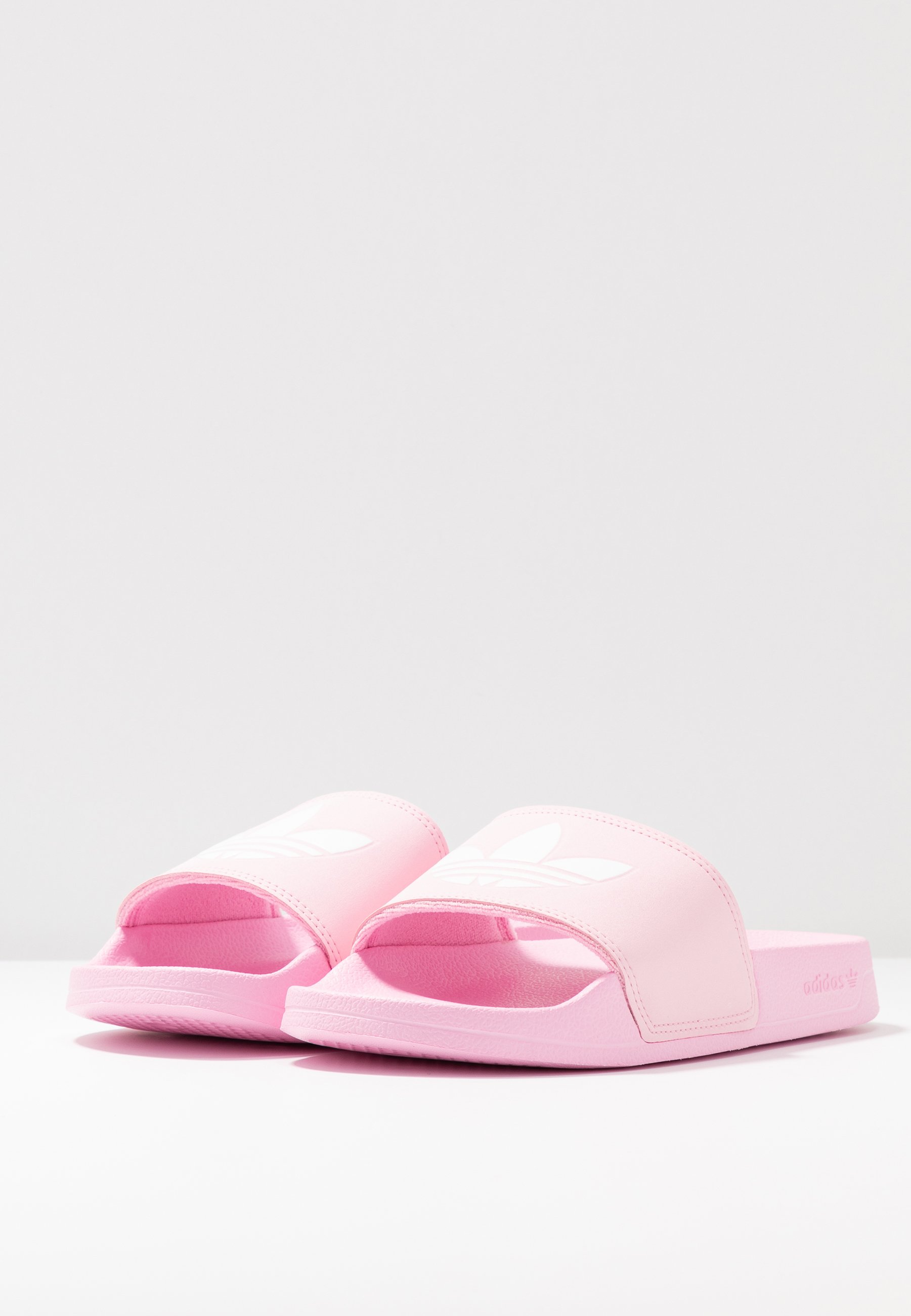 adidas Originals ADILETTE LITE - Pantolette flach - true pink/footwear  white/pink - Zalando.de
