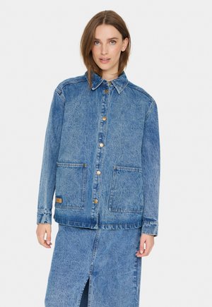 Saint Tropez GABI - Džinsa auduma jaka - medium blue denim
