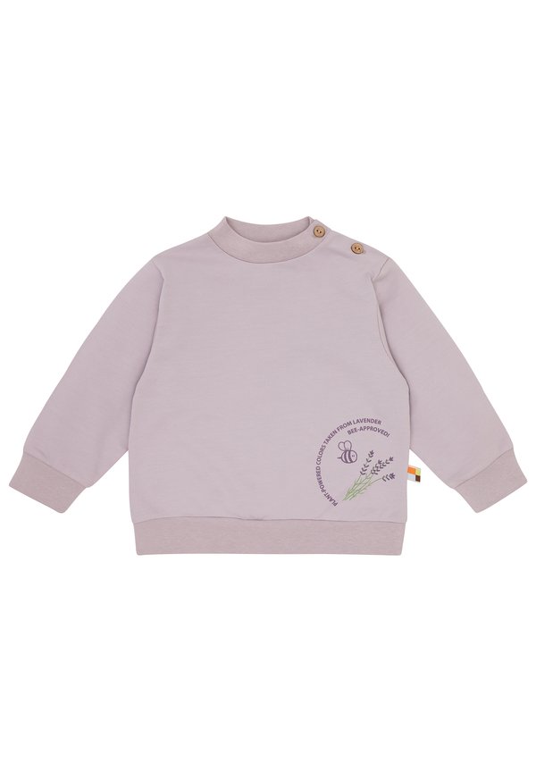 SWEATSHIRT MIT PFLANZENFARBEN GEFÄRBT - Sweatshirt - lavender