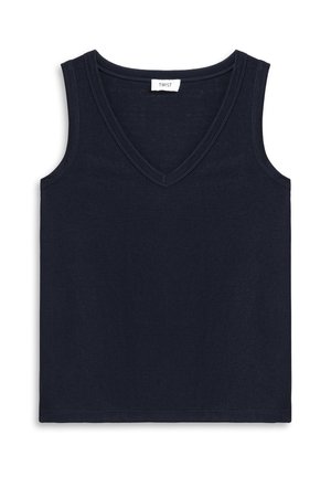 Twist, TWIST T-SHIRT V-NECK BASIC T-SHIRT - Top - navy