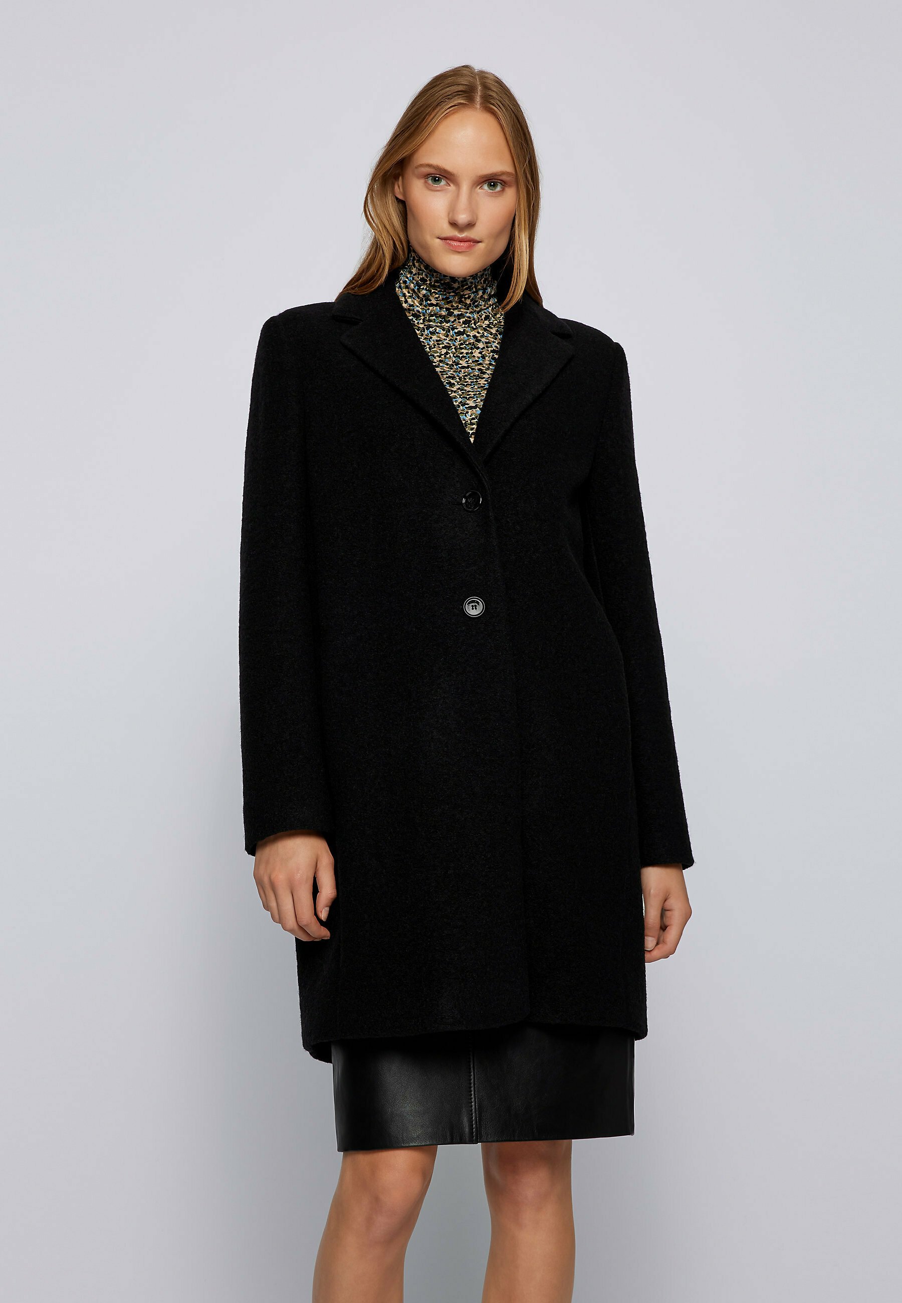 BOSS COSETO - Classic coat - black 