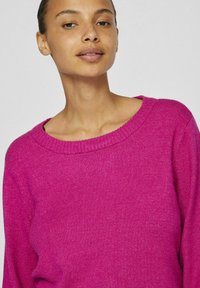 VILA VIRIL O NECK  - Pullover - festival fuchsia