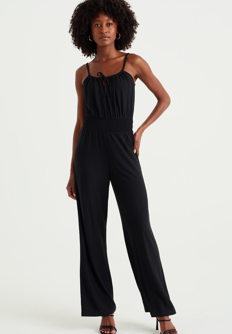 WE Fashion Jumpsuit black/schwarz Zalando.at