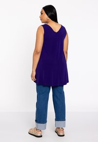 YOEK SINGLET V-NECK - Top - purple