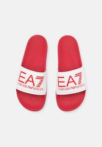 EA7 Emporio Armani UNISEX - Badesandaler - salsa/white