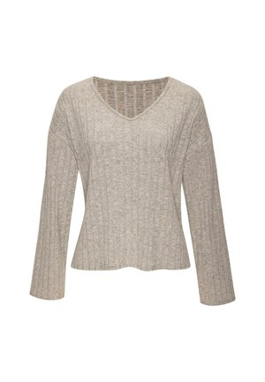 LASCANA, LASCANA LANGARMSHIRT - Jumper - grau meliert
