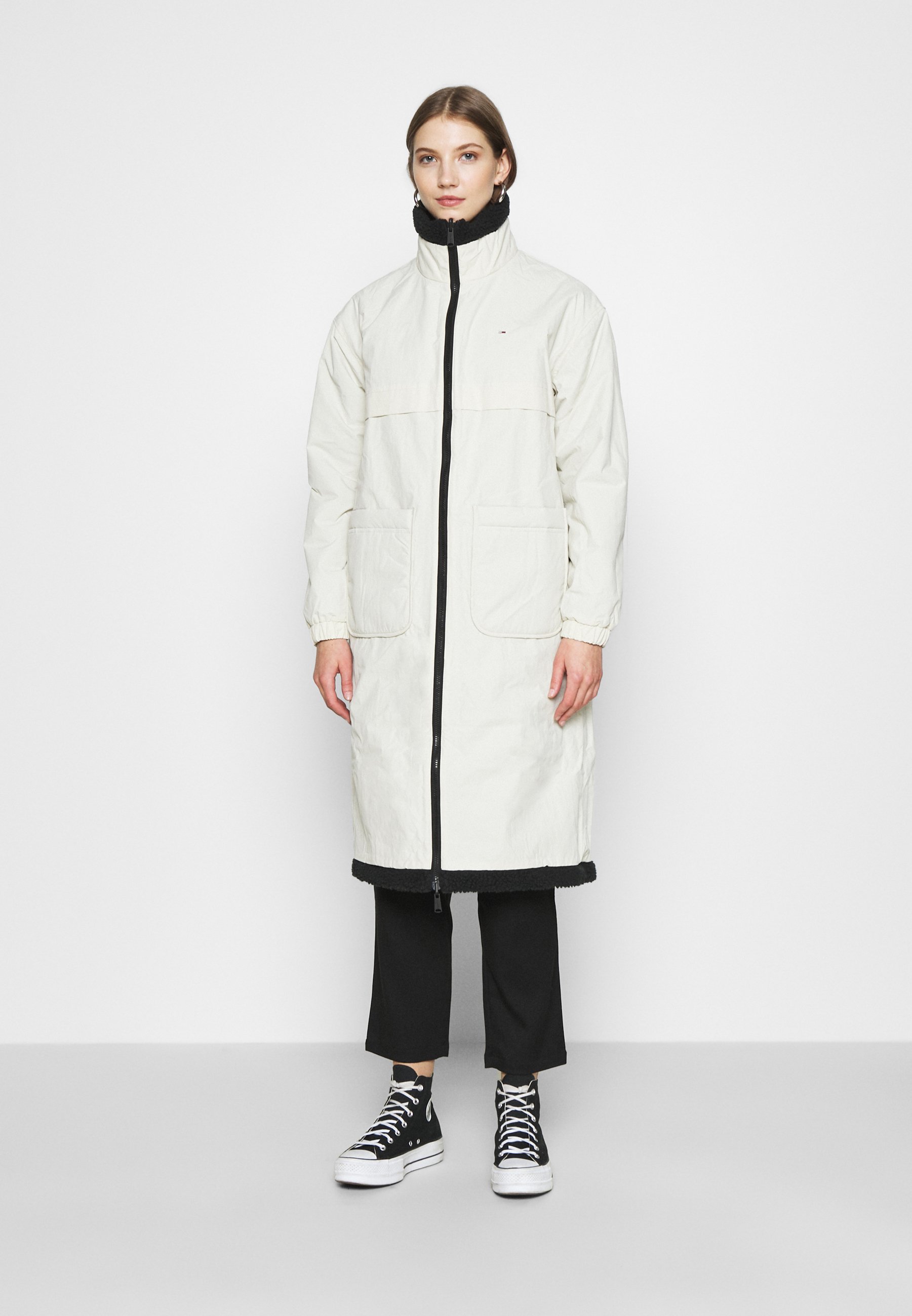 Tommy jeans reversible sherpa coat Clearance