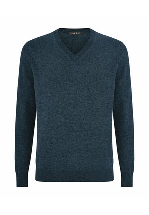 LUXURY CLASSIC V-NECK - Trui - space blue