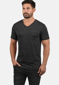 Solid - SDTHEON - T-shirt basic - black Miniatuurafbeelding 1