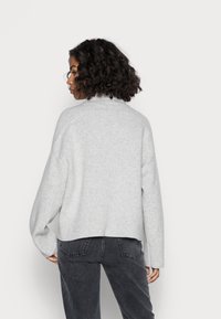 Marc O'Polo LONGSLEEVE STAND UP COLLAR - Camisola - multi/foggy melange