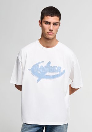 Terranova, T-SHIRT MC CON STAMPA - T-shirt con stampa - bianco lana