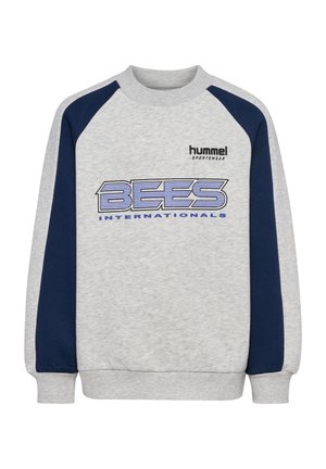 ICONIC CREW BEES - Sweatshirt - light grey melange