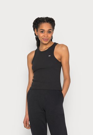 FEMININE RIB TANK - Top - black