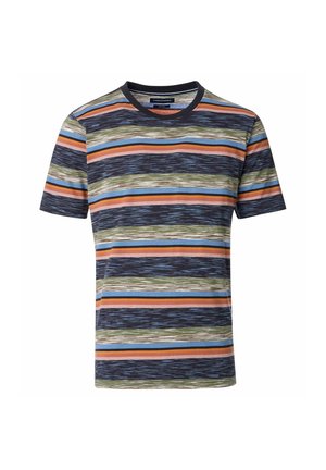 Print T-shirt - blau