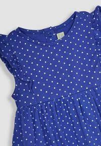 JoJo Maman Bébé UNICORN APPLIQUÉ FRILL SHOULDER SUMMER - REGULAR FIT - Rochie din jerseu - blue mermaid