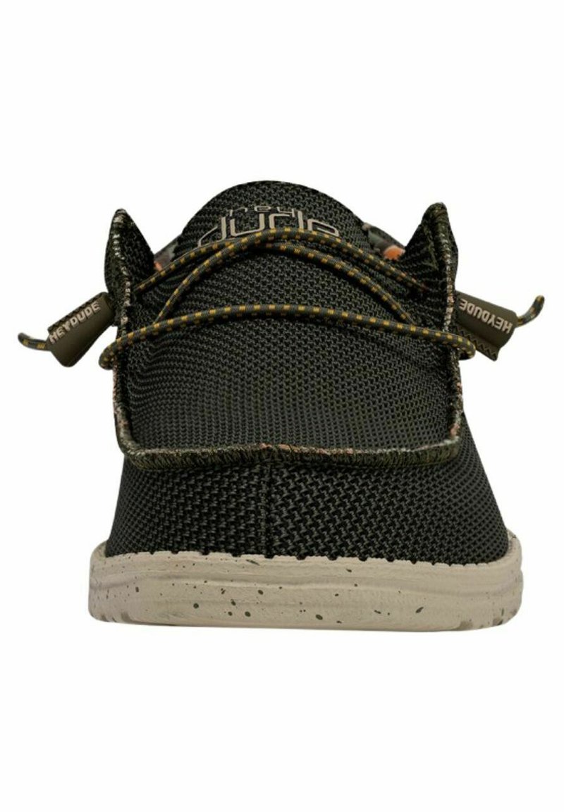 Scarpe Slip-On HEYDUDE Wally Sox Stitch Uomo - Mocassini Leggeri, Comodi, In Tessuto, Con Suola In Gomma