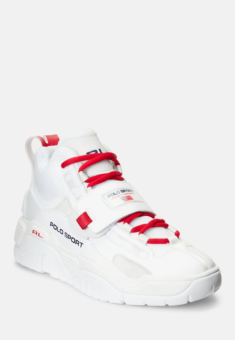 Zapatillas Ralph Lauren Ps100 High-top Hombre Blancas Hombre