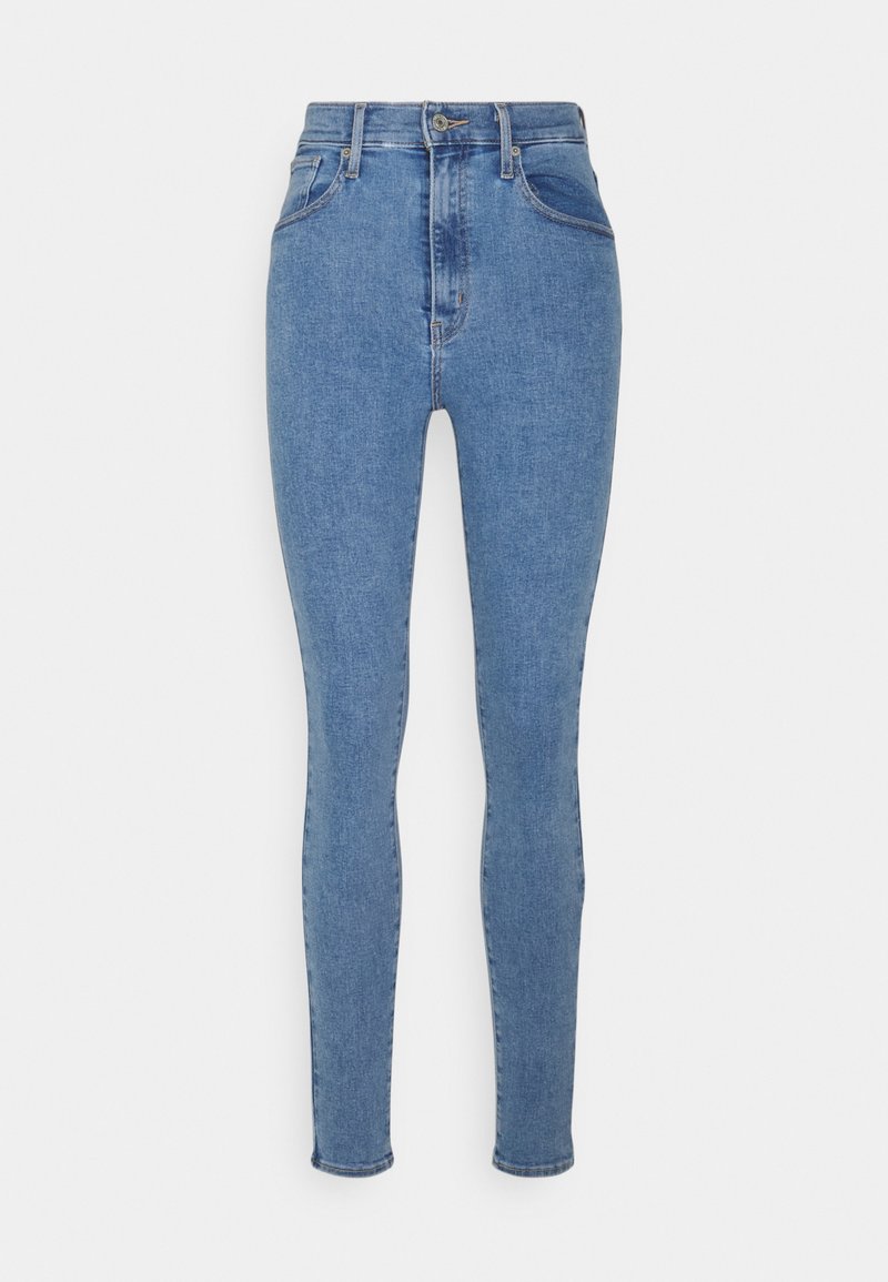 JEAN SKINNY GUESS Letitia - Mi-Hauteur Bleu Délavé - Taille 23 - NEUF Avec Étiquettes