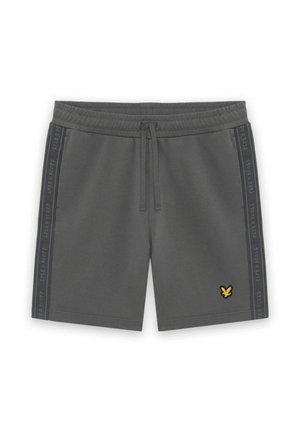 Lyle & Scott, LYLE & SCOTT MID BOTTOMS JACQUARD TAPE SHORTS - Jogginghose - y mercury grey