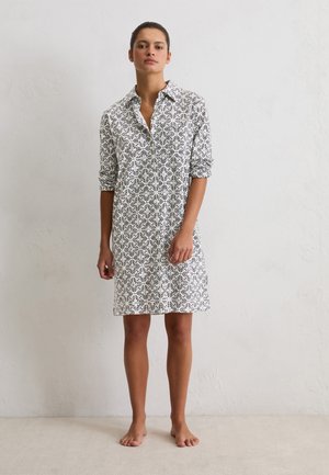 Camisón - white cotton print