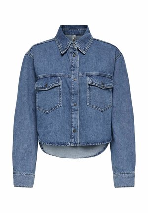 ONLY ONLAMINA - Skjorta - medium blue denim