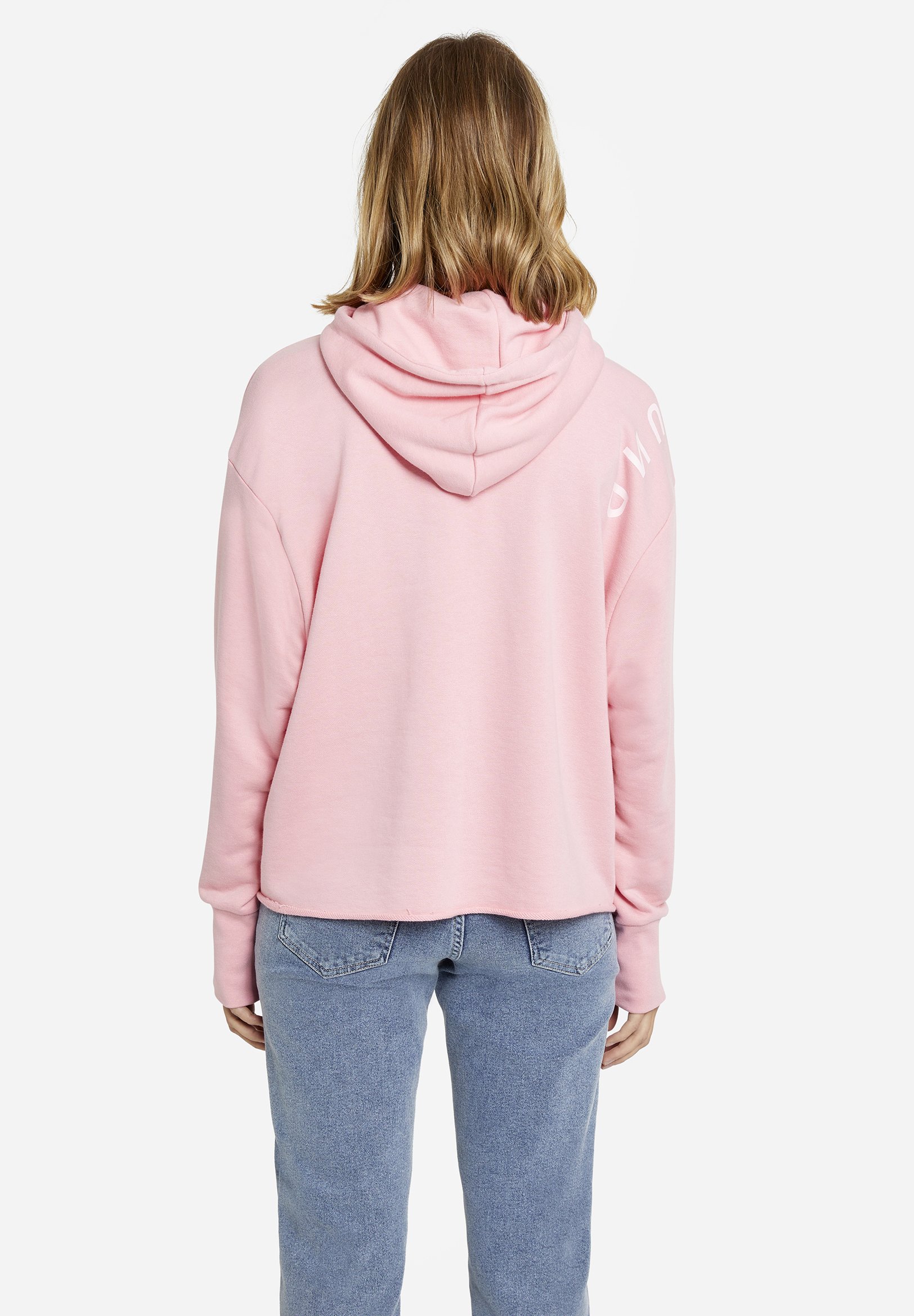 Smith\u0026Soul CROPPED - Hoodie - flamingo/donkerroze - Zalando.nl
