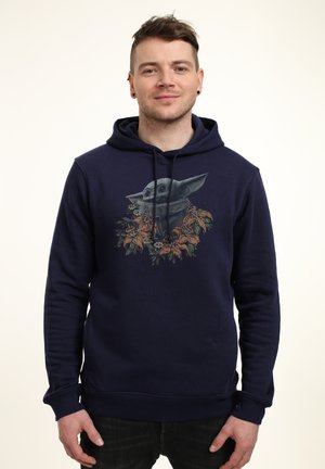 STAR WARS THE MANDALORIAN FLOWER CHILD - Felpa con cappuccio - navy blue