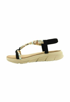 STAY - Sandalias de cuña - black