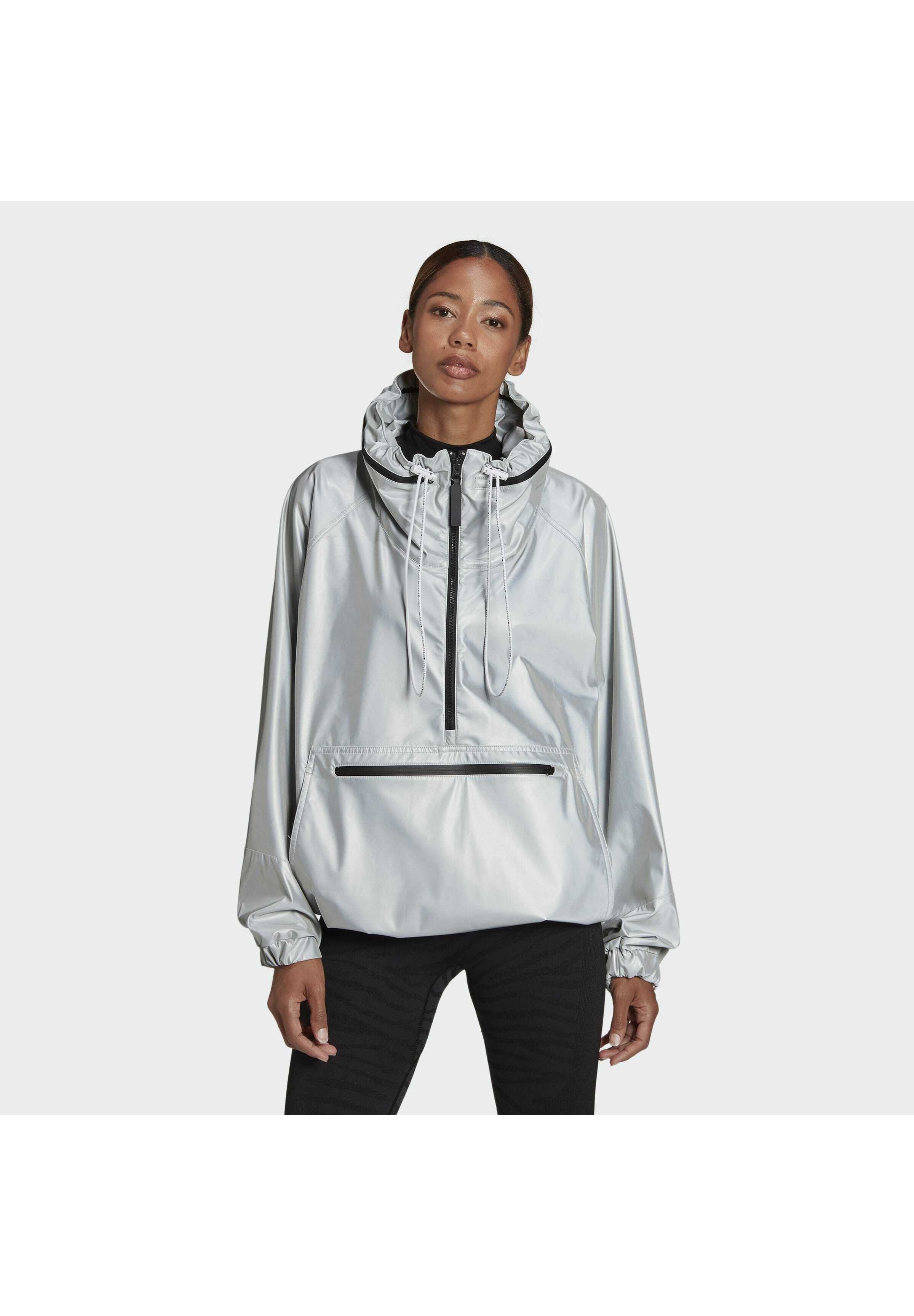 nike jacket silver