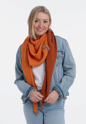 Knit Factory Halsdoek - terra/rust