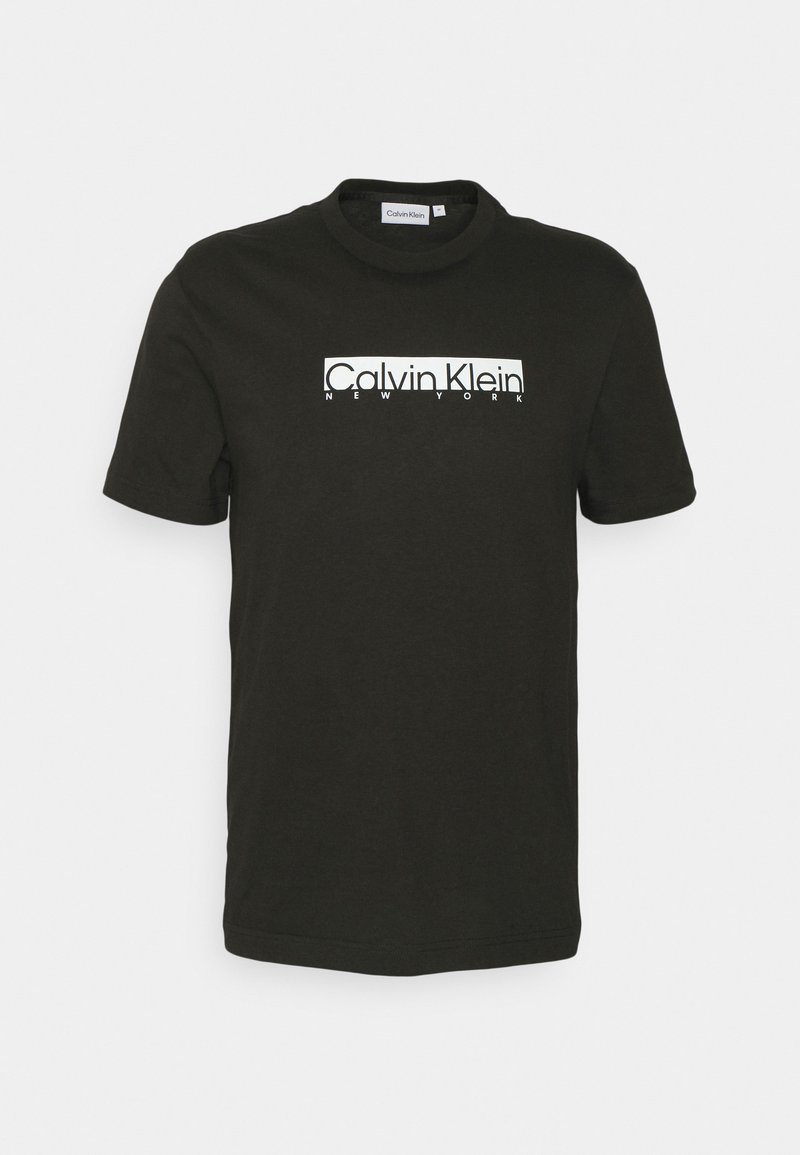Calvin Klein NEW YORK BOX LOGO TShirt print black/schwarz Zalando.ch