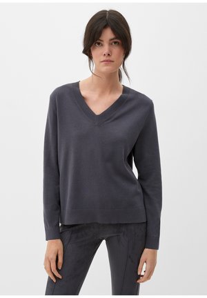 Strickpullover - dunkelgrau