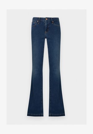 Gap Tall, LONG AND LEAN - Traperice krojene za nošenje s čizmama - dark indigo