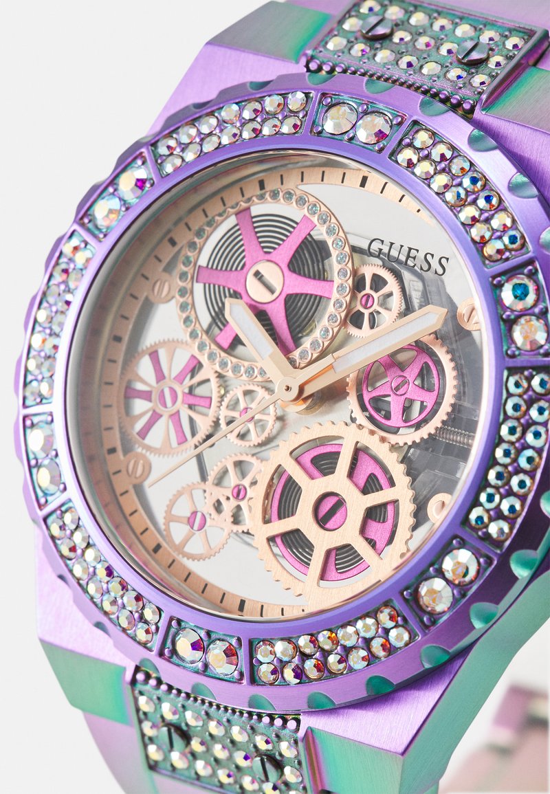 Guess gw0528l4 Verde, Viola - Orologi & Gioielli Orologio Analogico