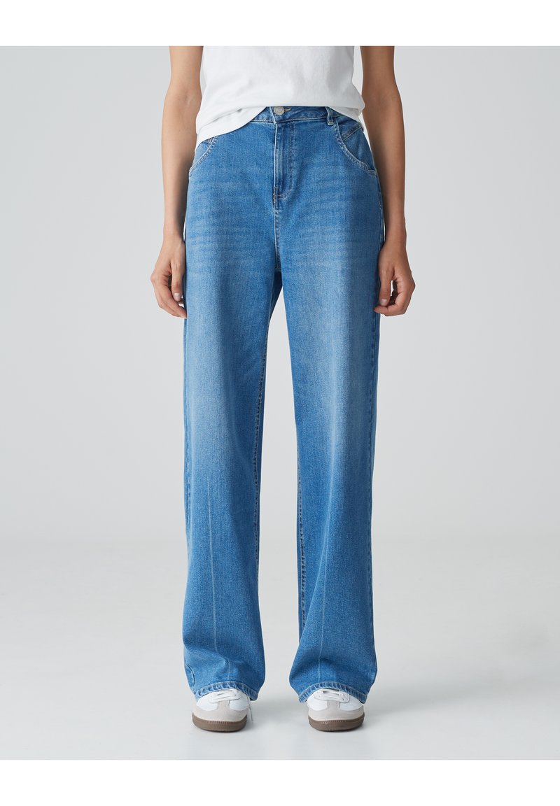 Opus Straight leg jeans gebleekt denim/bleached denim Opus Straight leg jeans gebleekt denim/bleached denim