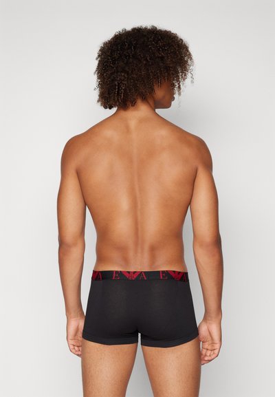 Emporio Armani TRUNK 3 PACK  - Uske bokserice - black