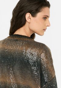 LIU JO LONGLINE WITH SEQUINS - Strickjacke - s