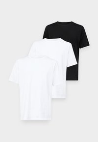 JJE 3 PACK  - T-shirt basic - black pack white black