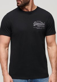 Superdry & Co T-shirts print - nero black marl