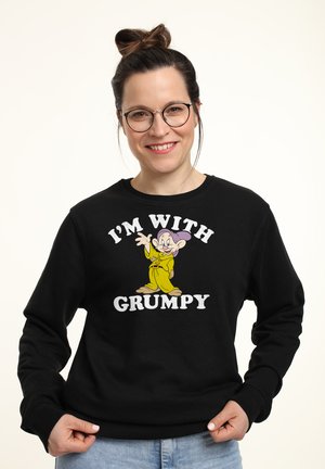 SNOW WHITE AND THE SEVEN DWARFS WITH GRUMPY - Sweater - black