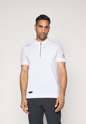 SKULL IDEALLY HYBRID ZIP SHIRT JAPAN SELECTION - Polo shirt - white