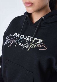 Project X Paris BRODÉ - Felpa con cappuccio - noir