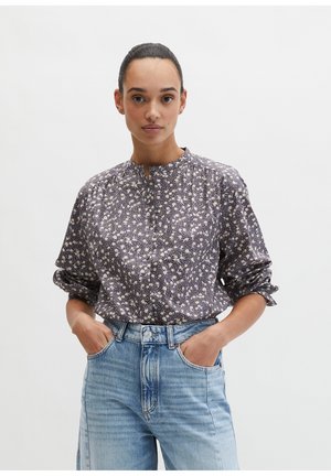 GERAFFTE LEICHTER TOUCH - Hemdbluse - medium grey
